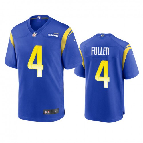 Los Angeles Los Angeles Rams #4 Jordan Fuller Men's Game Jersey - Royal Men's