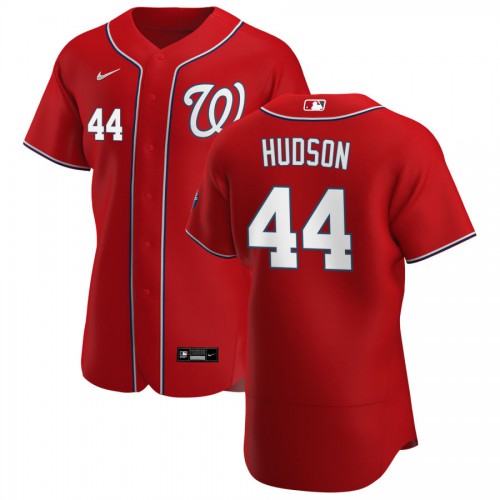 Washington Washington Nationals #44 Daniel Hudson Men's Red Alternate 2020 Authentic Player Jersey Men's