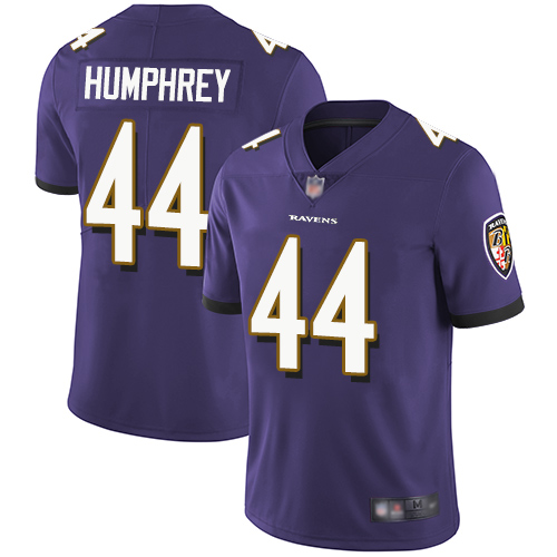 Ravens #44 Marlon Humphrey Purple Team Color Men's Stitched Vapor Untouchable Limited Jersey
