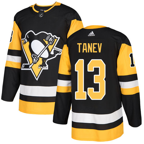 Adidas Pittsburgh Penguins #13 Brandon Tanev Black Home Authentic Stitched Youth Jersey Youth