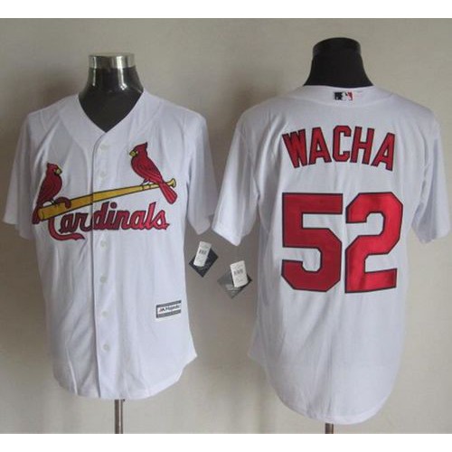 St.Louis Cardinals #52 Michael Wacha White New Cool Base Stitched Jersey Men's
