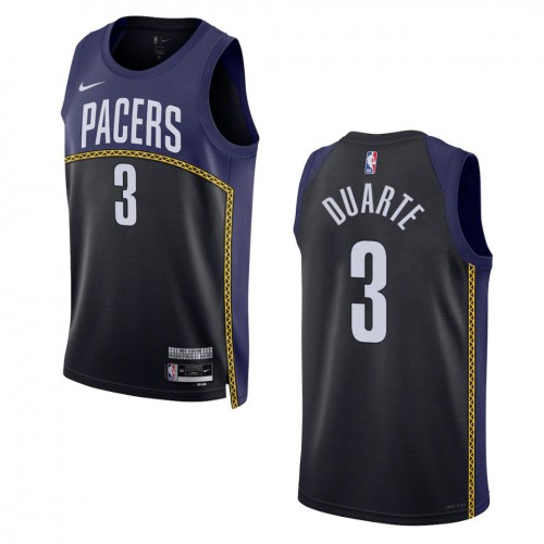 Indiana Indiana Pacers #3 Chris Duarte Unisex Blue 2022-23 Swingman Jersey - City Edition Mens
