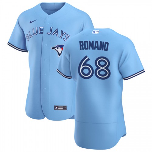 Toronto Toronto Blue Jays #68 Jordan Romano Men's Light Blue Alternate 2020 Authentic Player Jersey Men's