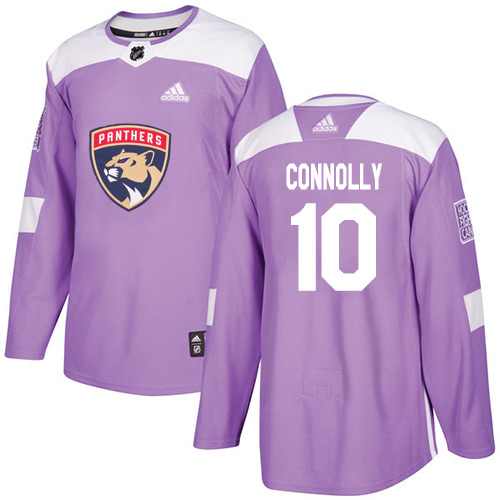Adidas Florida Panthers #10 Brett Connolly Purple Authentic Fights Cancer Stitched Youth Jersey Youth