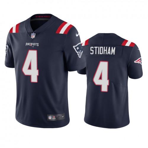New England New England Patriots #4 Jarrett Stidham Men's Navy 2020 Vapor Limited Jersey Men's