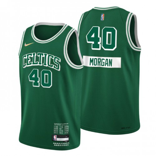 Boston Boston Celtics #40 Juwan Morgan Mens Green 2021/22 Swingman Jersey - City Edition Mens