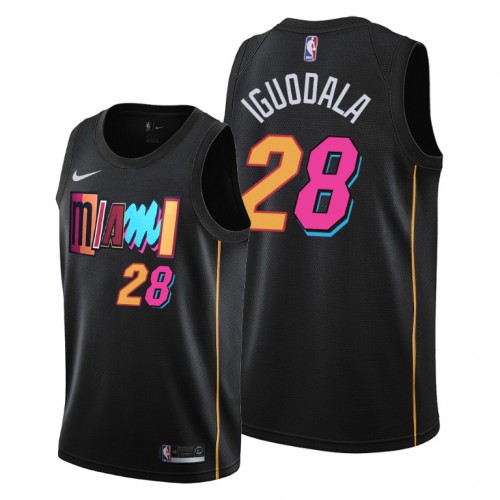 Miami Miami Heat #28 Andre Iguodala Youth 2021-22 City Edition Black Jersey Youth