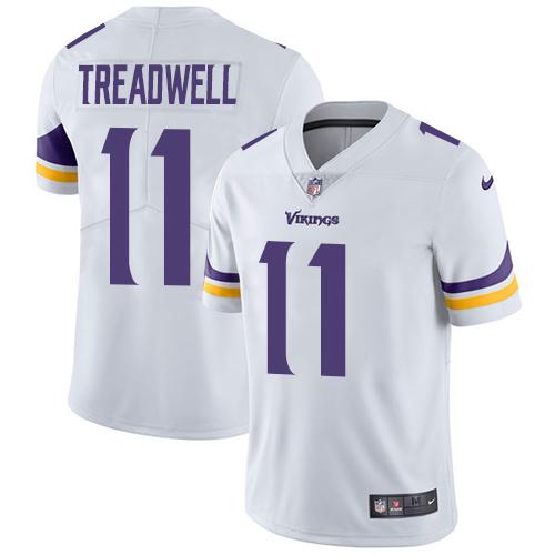 Minnesota Vikings #11 Laquon Treadwell White Men's Stitched Vapor Untouchable Limited Jersey Men's