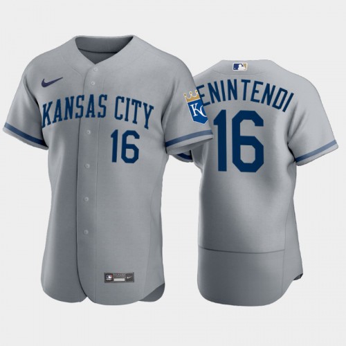Kansas City Kansas City Royals #16 Andrew Benintendi Men's 2022 Authentic Gray Jersey Men's