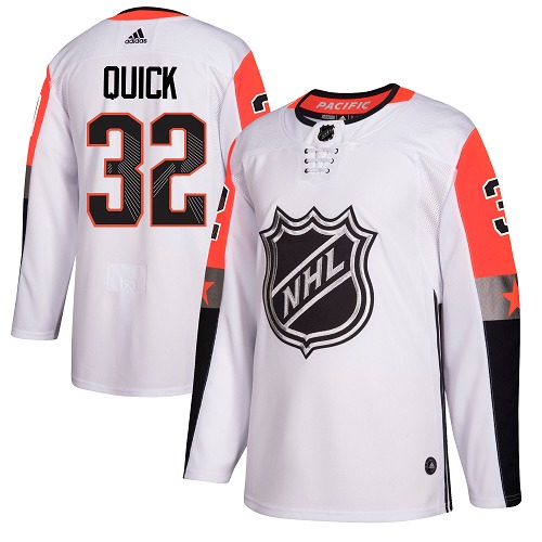 Adidas Los Angeles Kings #32 Jonathan Quick White 2018 All-Star Pacific Division Authentic Stitched Youth Jersey Youth