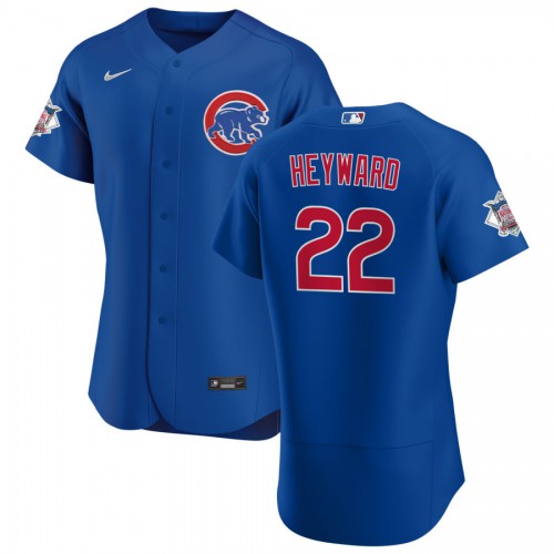 Chicago Chicago Cubs #22 Jason Heyward Men's Royal Alternate 2020 Authentic Player Jersey Men's