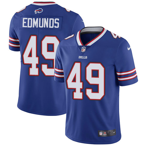 Bills #49 Tremaine Edmunds Royal Blue Team Color Youth Stitched Vapor Untouchable Limited Jersey