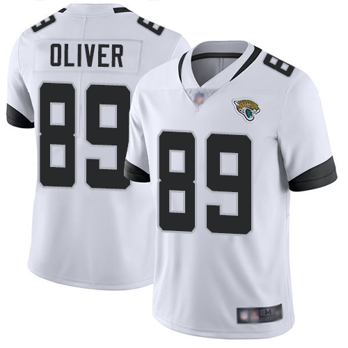 Jacksonville Jaguars #89 Josh Oliver White Youth Stitched Vapor Untouchable Limited Jersey Youth