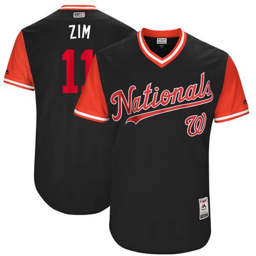 Washington Nationals #11 Ryan Zimmerman Navy 