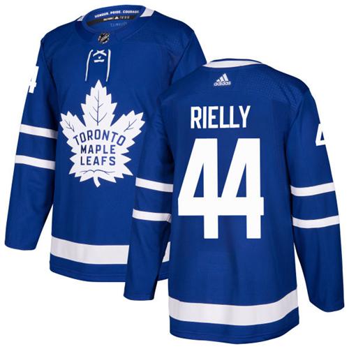 Adidas Maple Toronto Maple Leafs #44 Morgan Rielly Blue Home Authentic Stitched Jersey Men's