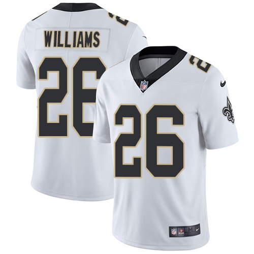 New Orleans Saints #26 P.J. Williams White Men's Stitched Vapor Untouchable Limited Jersey Men's