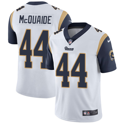 Los Angeles Rams #44 Jacob McQuaide White Youth Stitched Vapor Untouchable Limited Jersey Youth