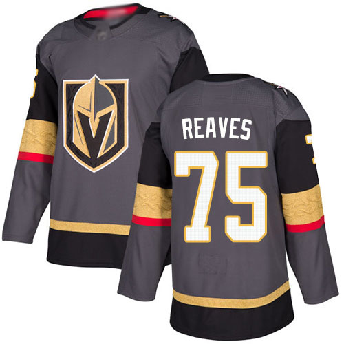 Adidas Golden Vegas Golden Knights #75 Ryan Reaves Grey Home Authentic Stitched Jersey Men's