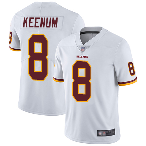 Washington Commanders #8 Case Keenum White Men's Stitched Vapor Untouchable Limited Jersey Men's