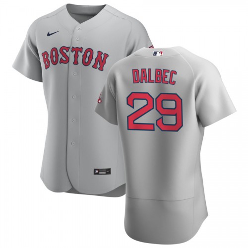 Boston Boston Red Sox #29 Bobby Dalbec Men's Gray Road 2020 Authentic Team Jersey Men's