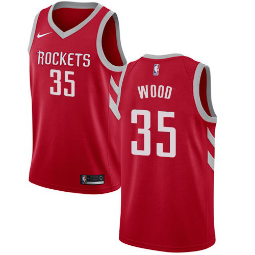 Houston Rockets #35 Christian Wood Red Youth Swingman Icon Edition Jersey Youth