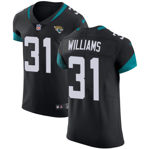 Jaguars #31 Darious Williams Black Team Color Men's Stitched Vapor Untouchable Elite Jersey