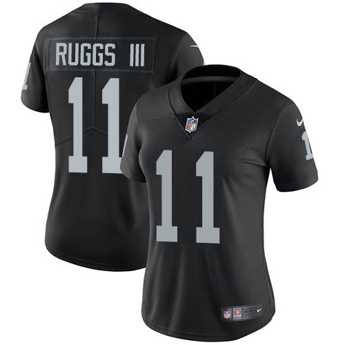 Las Vegas Raiders #11 Henry Ruggs III Black Team Color Women's Stitched Vapor Untouchable Limited Jersey Womens