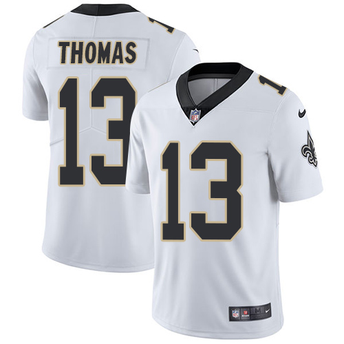 Saints #13 Michael Thomas White Youth Stitched Vapor Untouchable Limited Jersey