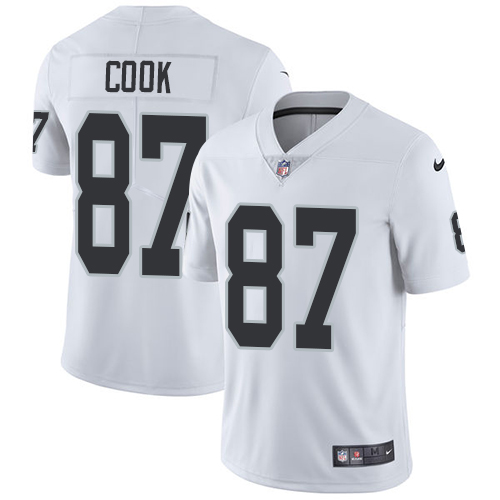 Las Vegas Raiders #87 Jared Cook White Youth Stitched Vapor Untouchable Limited Jersey Youth