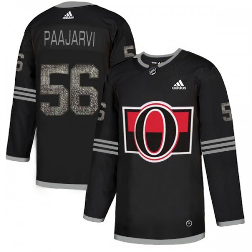 Adidas Ottawa Senators #56 Magnus Paajarvi Black_1 Authentic Classic Stitched Jersey Men's