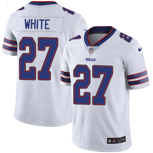 Bills #27 Tre'Davious White White Men's Stitched Vapor Untouchable Limited Jersey