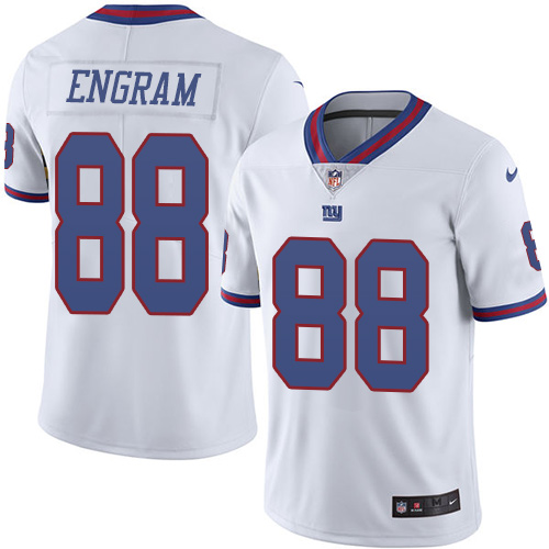 New York Giants #88 Evan Engram White Men's Stitched Limited Rush Jersey Men's