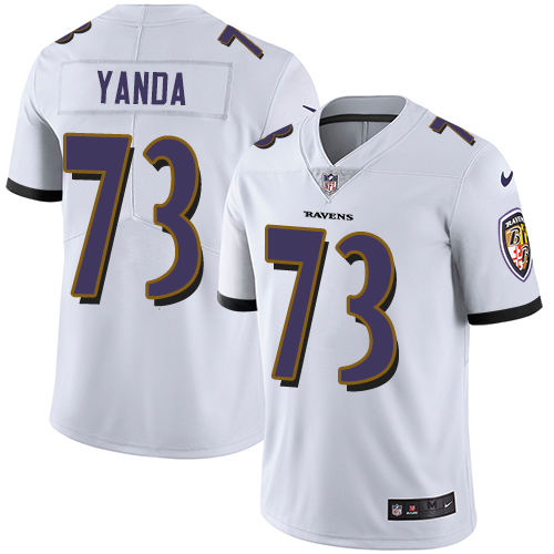 Baltimore Ravens #73 Marshal Yanda White Youth Stitched Vapor Untouchable Limited Jersey Youth