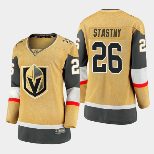 Vegas Golden Vegas Golden Knights #26 Paul Stastny Women 2020-21 Player Alternate Stitched Jersey Gold Womens