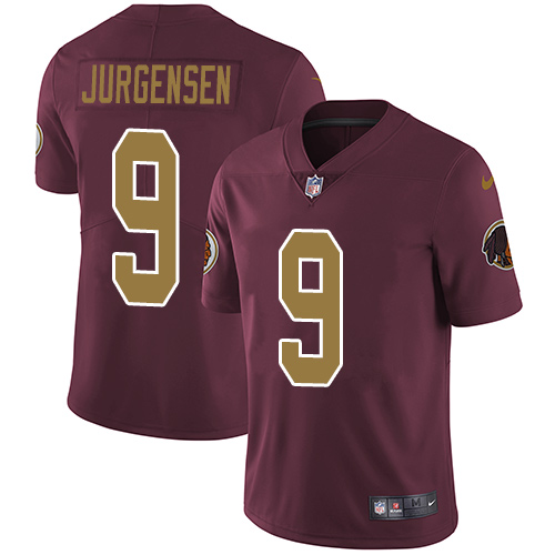 Washington Commanders #9 Sonny Jurgensen Burgundy Red Alternate Men's Stitched Vapor Untouchable Limited Jersey Men's