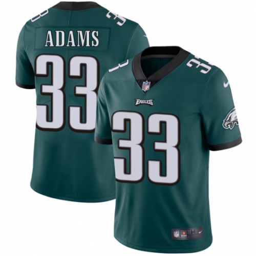 Philadelphia Eagles #33 Josh Adams Midnight Green Team Color Men's Stitched Vapor Untouchable Limited Jersey Men's