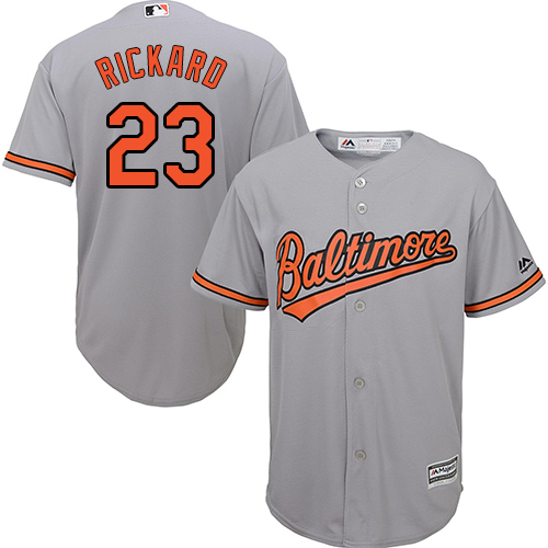 Baltimore Orioles #23 Joey Rickard Grey Cool Base Stitched Youth Jersey Youth