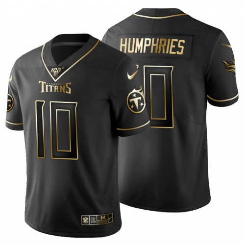Tennessee Tennessee Titans #10 Adam Humphries Men's Black Golden Limited 100 Jersey Men's