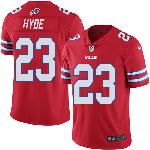 Buffalo Bills #23 Micah Hyde Red Youth Stitched Limited Rush Jersey Youth