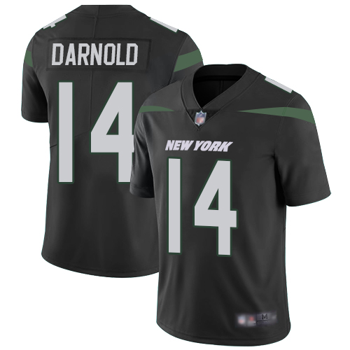 New York Jets #14 Sam Darnold Black Alternate Men's Stitched Vapor Untouchable Limited Jersey Men's