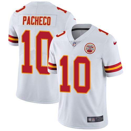 Chiefs #10 Isiah Pacheco White Youth Stitched Vapor Untouchable Limited Jersey