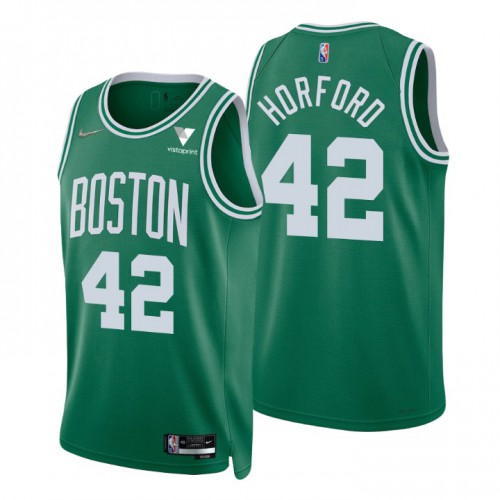 Boston Celtics #42 Al Horford Green Mens 2021-22 75th Anniversary Diamond Swingman Jersey - Icon Edition Mens