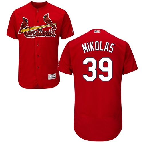 St.Louis Cardinals #39 Miles Mikolas Red Flexbase Authentic Collection Stitched Jersey Men's