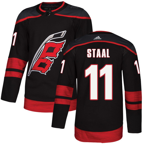 Adidas Carolina Hurricanes #11 Jordan Staal Black Alternate Authentic Stitched Youth Jersey Youth