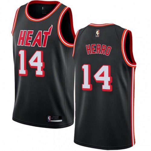 Miami Heat #14 Tyler Herro Black Womens Swingman Hardwood Classics Jersey Womens