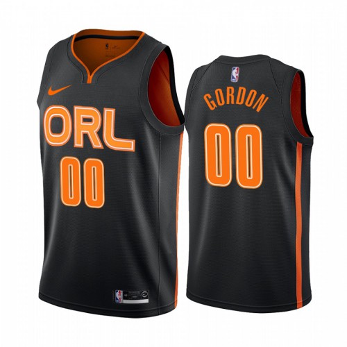 Orlando Magic #00 Aaron Gordon Mens 2019-20 Black City Edition Jersey Mens