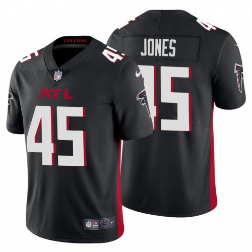 Atlanta Atlanta Falcons #45 Deion Jones Men's Black 2020 Vapor Untouchable Limited Jersey Men's