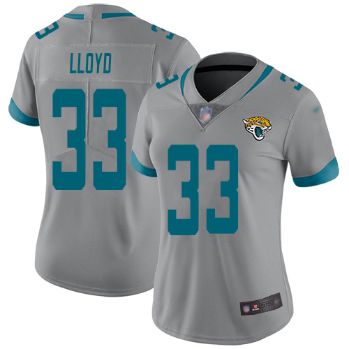 Jaguars #33 Devin Lloyd Silver Women's Stitched Limited Inverted Legend Jersey