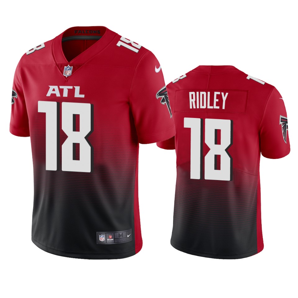 Atlanta Falcons #18 Calvin Ridley Men's Red 2nd Alternate 2020 Vapor Untouchable Limited Jersey