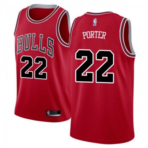 Chicago Bulls #22 Otto Porter Jr Red Youth Swingman Icon Edition Jersey Youth